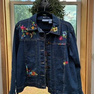Embroidered Denim Jacket